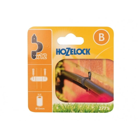 Hozelock 2771 Wall Clip 13mm (pack 12)