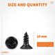 thumbnail image 2 of 100 Pcs Stainless Steel Screws 18-8 A2 Cross Countersunk Head Ph 4 X 10 Mm Black Set Of 100 Self-tapping Screws, M4, 2 of 5
