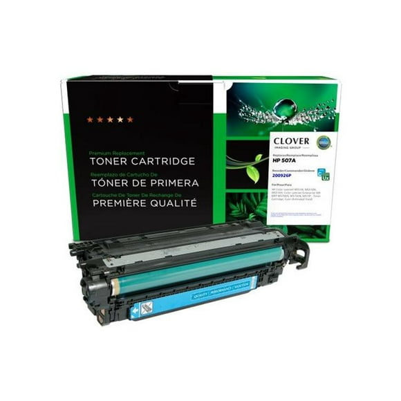 Clover Imaging Group - Rendement Prolongé - cyan - compatible - Remanufacturé - Cartouche de toner (alternative pour : HP 507A) - pour HP Color LaserJet Enterprise MFP M575; LaserJet Enterprise Flow MFP M575