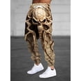 thumbnail image 4 of Mens Graphic Joggers Sweatpants 3D Print Casual Sports Pants for Halloween Running Street Track Hiking with Pockets Multicolor XXL, 4 of 4