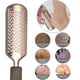 thumbnail image 2 of Raspador de pies de acero inoxidable, cuchillo de cuero, herramienta de masaje de pies, herramienta de pedicura para piel muerta, 2 of 4