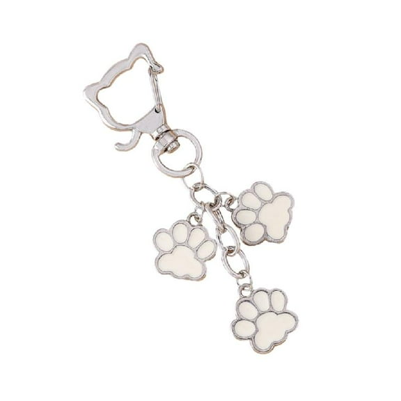 JZROCKER Fashion Cats Paw Designs Keychain Accessory for Bags for Cats Lover Alloy Keyring Bag Pendant Bags Charm
