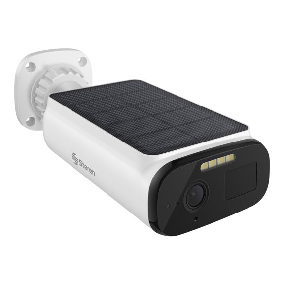 Cámara Steren de Seg Wi-Fi 4 Mpx c/Panel Solar