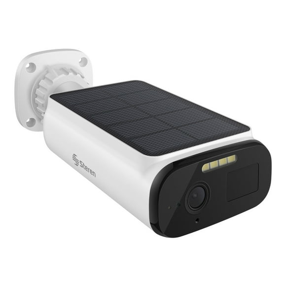 Cámara Steren de Seg Wi-Fi 4 Mpx c/Panel Solar