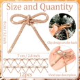 thumbnail image 2 of Dalrosia Glitter Christmas Bows Ornaments with Clip Metal Shiny Christmas Tree Decorations Bows for Wreath Garland Xmas Party Decorations Wedding Baby Shower Home Indoor Outdoor, 2 of 6