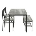 Dining Table Set, 4 Piece Dining Room Table Set for Small Spaces