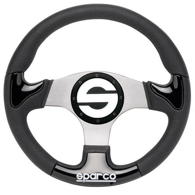 Sparco 015THPUNR345 No.222 Steering Wheel for 2003 Yamaha RXZ, Black