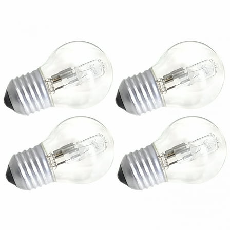 HIBIBUD 4 Pieces E27 Oven Light Heat-resistant 42W Replacement Appliance Light Bulb