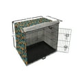 thumbnail image 6 of Orange Blue Dog Crate Cover, Citrus Branches and Leaves, Easy to Use Pet Kennel Cover Small Dogs Puppies Kittens, 7 Sizes, Dark Teal Burnt Orange, by Ambesonne, 6 of 6