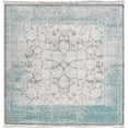 thumbnail image 1 of Unique Loom 3137276 4 x 4 ft. Apollo New Classical Square Rug, Blue, 1 of 1