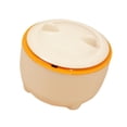 thumbnail image 2 of Luzkey Desktop Trash Can Waste Bin Mini Novelty Garbage Container Reusable Garbage Basket Garbage Can for Coffee Table Tabletop Home Orange, 2 of 8