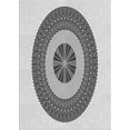thumbnail image 1 of Ahgly Company Indoor Rectangle Patterned Smokey Gray Area Rugs, 6' x 9', 1 of 6