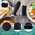 thumbnail image 3 of 8 Pieces Silicone Hot Handle Holder Non Slip Pot Holders Cover Assist Hot Pan Handle Rubber Heat Resistant Pot Sleeve Grip Cookware Handle for Frying Cast Iron Skillet Metal Pan (Blue), 3 of 6