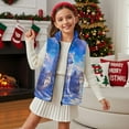 thumbnail image 3 of Yuyamidu Snow Wolf Vest Girls 9-10 Zip Up Fuzzy Fleece Jacket Vest with Pockets Lightweight Warm Stand Collar Sleeveless Coat Winter Waistcoat, 3 of 6
