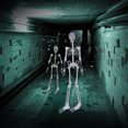 thumbnail image 2 of Esqueleto Luminoso Colgante, Juntas Flexibles De Cuerpo Completo De Cuerpo Completo Halloween Esqueleto Luminoso PVC Para Escapar De La Habitación, 2 of 8
