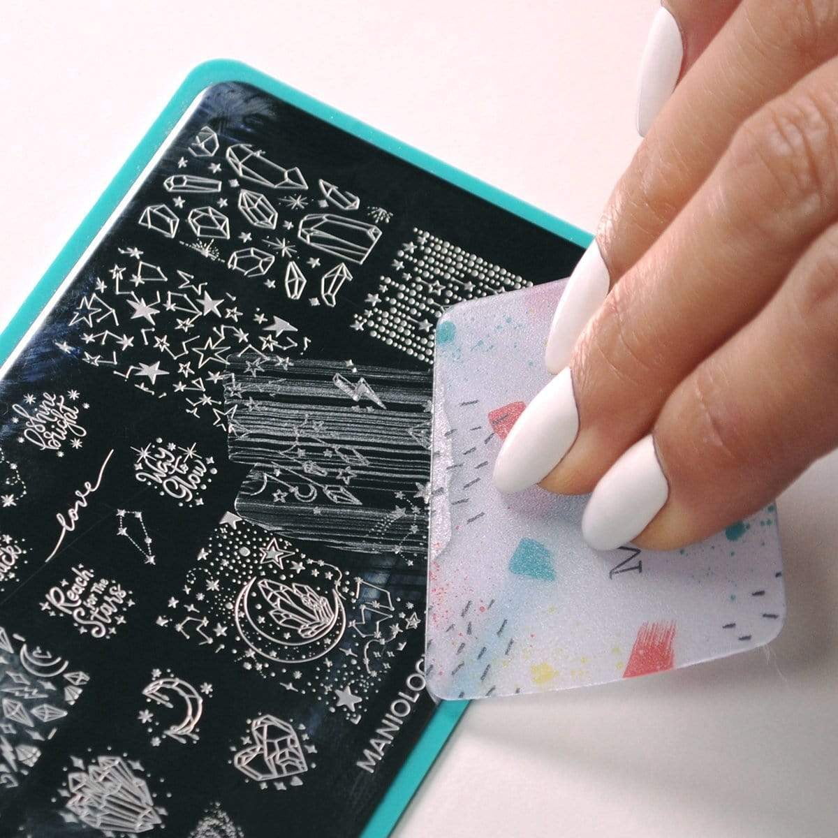 Maniology Crystal Galaxy: Space-Themed Nail Stamping Starter Kit Bundle