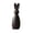 Black-BK-home supplies, variant on LEFTHIGH Home Easter Vintage Style Rabbits Figurine Wooden Decorative Ornament Gift for Holiday Decoration Available in Four Colors Handcrafted Home Decor Home Decor