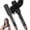 Black, variant on FLYZEMAA Hair Straightener Brush 2 in 1 Straightening Brush for Women with 7 Temps, Dense Bristles Anti-Scald Hot Comb for Thick Curly Hair Negative Ions, Dual Voltage, LCD Display(Black)