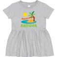 thumbnail image 3 of Inktastic I Love Antigua Girls Baby Dress, 3 of 5