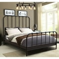 thumbnail image 7 of Diamond Sofa Mateo Metal Bed Frame - Rust Brown, 7 of 7