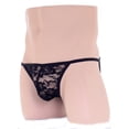 thumbnail image 2 of 2x para Hombre Correa Atractiva Del de Interior de Interior de Encaje Negro G- Colco Ropa interior de hombre, 2 of 6