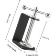thumbnail image 2 of Generic 2pcs Adjustable C-Shape Table Retaining Clips Metal Base, 360° Rota, 2 of 6