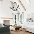 thumbnail image 5 of 6 Light Chandelier In Farmhouse Style-38.5 Inches Tall And 43 Inches Wide     -Traditional Installation Capital Lighting 447662Ck, 5 of 7
