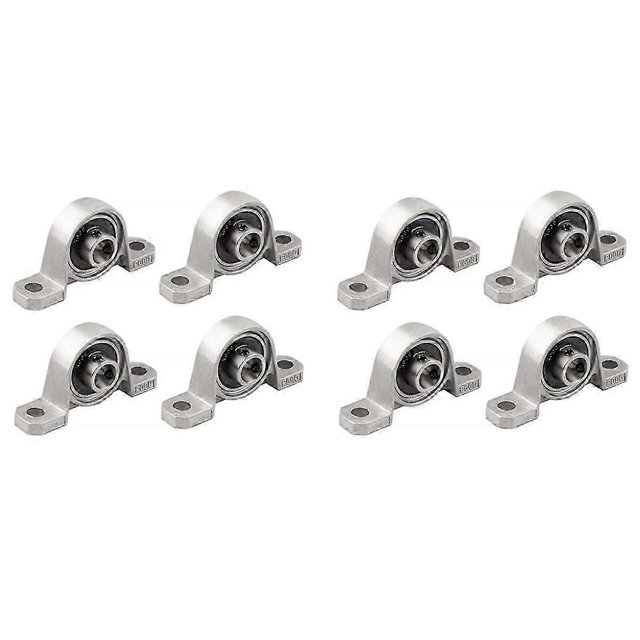 8 Pcs Bearing Housing Flange Bearing 10mm Kp000 Ball Bearing Block Pillow Block Bearing For Spare P