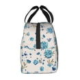 thumbnail image 2 of Lsque Rose Flowers Pattern Lunch Bag Women/Men Insulated Lunch Box,Small Leakproof Cooler Food Lunch Containers Reusable High Capacity Lunch Tote Bags, 2 of 6