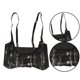 thumbnail image 2 of Arnés de cinturo para mujer a , cinturón debajo del pecho, corsé, fajín, correas de material cuero PU, accesorios para el cuerpo, banda elástica Punk pa Hugo corsé cinturón, 2 of 5