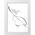 thumbnail image 1 of Artographie Studio 24x32 White Modern Wood Framed Museum Art Print Titled - Hat, 1 of 4