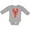 AC-Heather Grey, variant on Inktastic Lobster Distressed Ocean Creature Boys or Girls Long Sleeve Baby Bodysuit