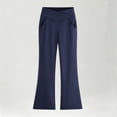 thumbnail image 7 of Stamzod Girls Fashion 2026 Flared Leggings Crossover High Waist Stretchy Yoga Pants Casual Kids Bell Bottoms Pants with Pockets 11-12Years, 7 of 7