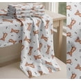 thumbnail image 6 of Soimoi White Cotton Voile Fabric Footprints & Mouse Kids Print Sewing Fabric Yard 58 Inch Wide, 6 of 7