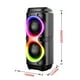 thumbnail image 3 of Altavoz TWS 5.2 con Doble Bocina de 4", Sonido Estéreo Potente, Micrófono con Cable, Reproductor USB, Batería Recargable 1200mAh, Portátil para Interior y Exterior, 3 of 6