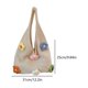 thumbnail image 5 of Bolso Ganchillo Hombro Flores Punto Mano Informal para Mujer () Rosa, 5 of 5