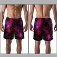 thumbnail image 3 of luoweisi Men's Beach Shorts Quick Dry Swim Trunks with Mesh Lining Halloween Spider Web L, 3 of 5