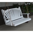 thumbnail image 2 of Yellow Pine Fan Back Style Porch Swing, 2 of 8