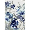 thumbnail image 3 of Black, Alex 13x18 Black Modern Framed Museum Art Print Titled - Blue Tropical Forest II, 3 of 5