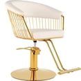 thumbnail image 1 of Silla Circular Gold Estetica Spa Ajustable Giro 360° Blanca, 1 of 9