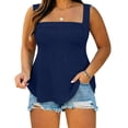 thumbnail image 5 of Noric Plus Size Tank Topss for Women Sleeveless Camisole Topss Casual Summer 2026 Babydoll Blouse, 5 of 8