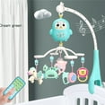 thumbnail image 6 of Baby Musical Crib Mobile with Night Lights and Relaxing Music Remote Control Cartoon Zoo Hanging Rotating Animals Rattles for Newborn Boys Girls Sleep Toys[green], 6 of 8