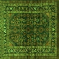 thumbnail image 1 of Ahgly Company Indoor Square Persian Green Traditional Area Rugs, 7' Square, 1 of 1