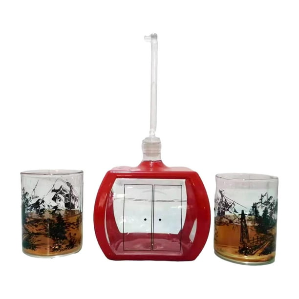 Decantador de vino, separador de vino, regalos, Cable de vidrio en forma de coche, Bar de Pub transparente, accesorios de vino de 1000ml, aireador de