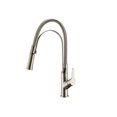 thumbnail image 1 of Single-Lever Pull-Out Kitchen Faucet, Brushed Nickel, 1 of 1