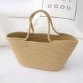 thumbnail image 6 of Handmade Summer Women's Handbag Vacation Beach Bag Shopper Woven Female Tote Bags Straw Bag A, 6 of 6