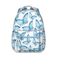 thumbnail image 1 of Colorful Butterfly Bookbag for Student Cute Floral Print Backpack for School Butterfly Lovers Aesthetic Fashion Design, 1 of 5