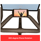 thumbnail image 5 of Soporte para Teléfono Compatible con Bike & Bike Plus de Peloton - Ajuste Seguro y Fácil Operación con una Sola Mano - Rotación de 360 Grados - Soporte para Bicicletas Estáticas - Compatible con Teléfonos iPhone y Android., 5 of 6