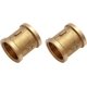 thumbnail image 1 of Female Straight Sleeves, Female Connector Accessories, Female Connecting Pipe Threads, Female Connectors, 1/2 Brass Sleeves, 1/2 Sleeves, 1 of 4