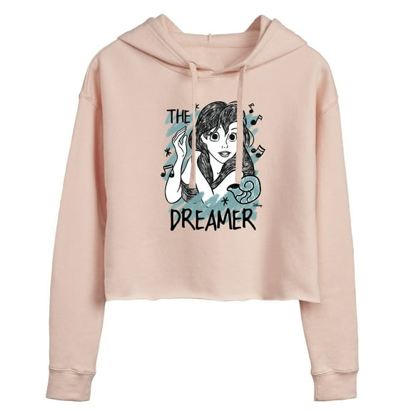 Disney - Ariel The Dreamer - Juniors Cropped Pullover Hoodie